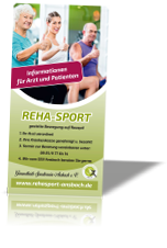 Flyer Rehasport - Gesundheitssportverein Ansbach e. V.